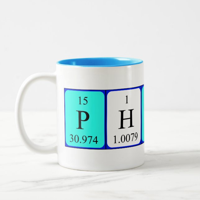 Mugg för Philip periodisk bordnamn (Vänster)
