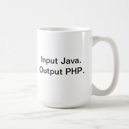 Mugg för PHP-programmerarekaffe