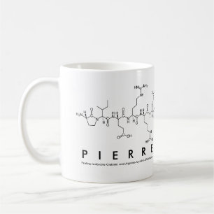 Mugg för Pierre peptidenamn