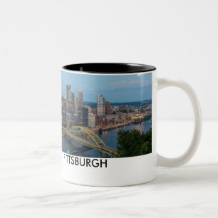 Mugg för Pittsburgh horisontkaffe