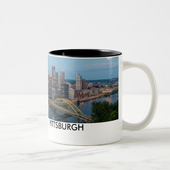 Mugg för Pittsburgh horisontkaffe (Höger)