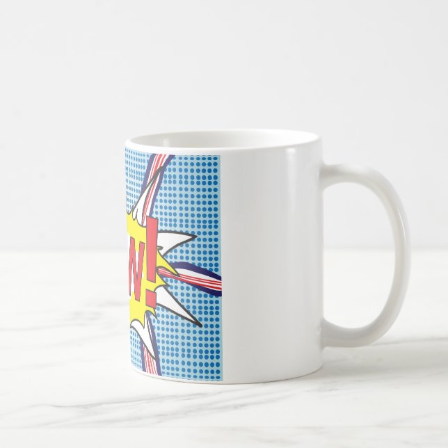 Mugg för popkonst"wow" (Höger)