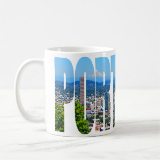 Mugg för Portland panorama- horisontkaffe