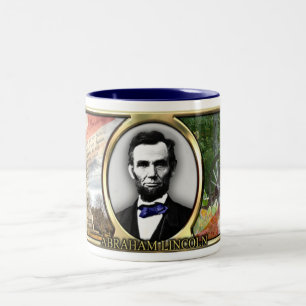 Mugg för presidentAbraham Lincoln inbördeskrig