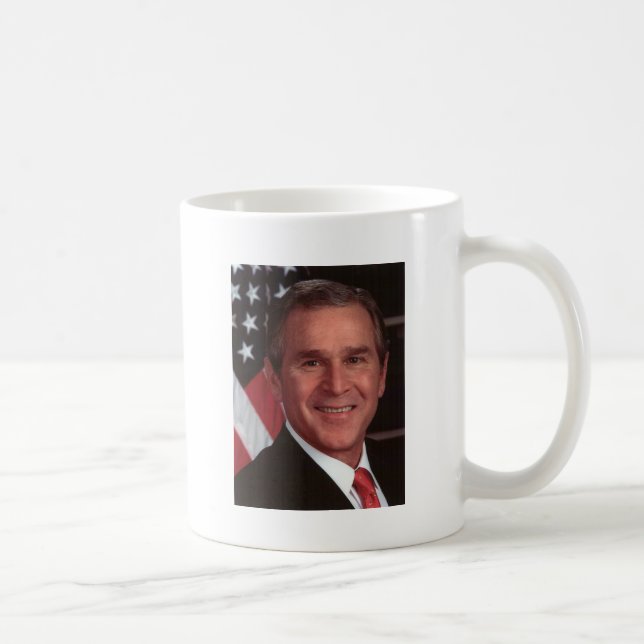 Mugg för presidentBush kaffe (Höger)