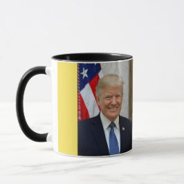 Mugg för presidentDonald Trump porträtt