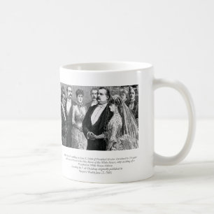 Mugg för presidentGrover Cleveland bröllop