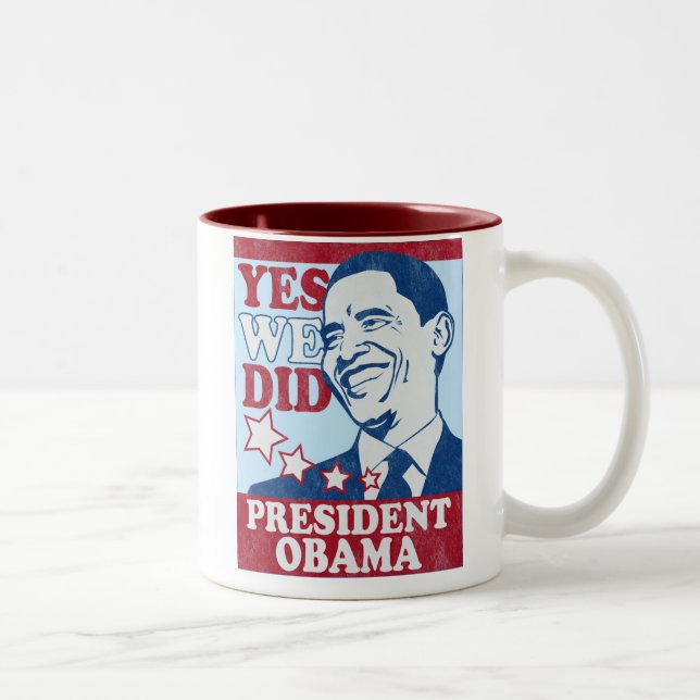 Mugg för presidentObama vintage (Höger)