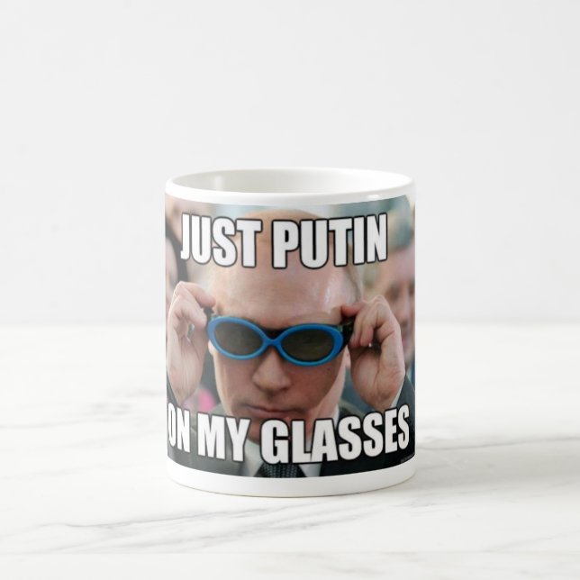 Mugg för presidentPutin MEME kaffe (Center)