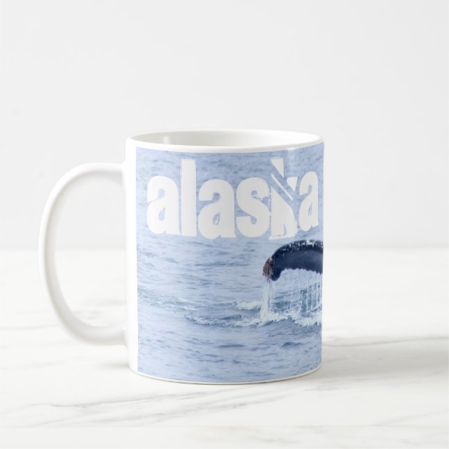 Mugg för puckelryggvalfoto (Vänster)