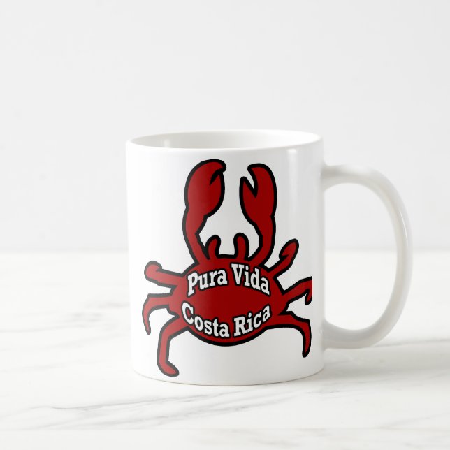 Mugg för Pura Vida Costa Rica krabbakaffe (Höger)