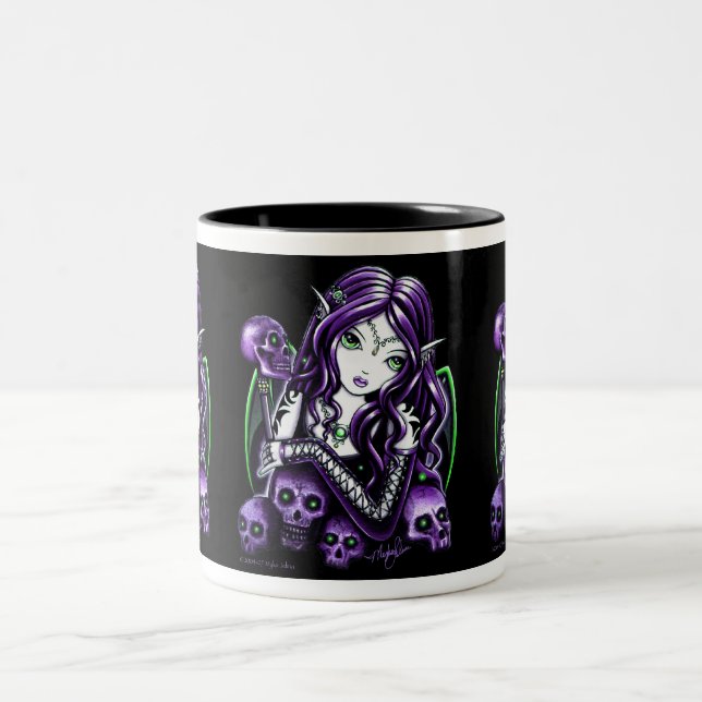 Mugg för purpurfärgad skalle "för Belladonna" (Center)