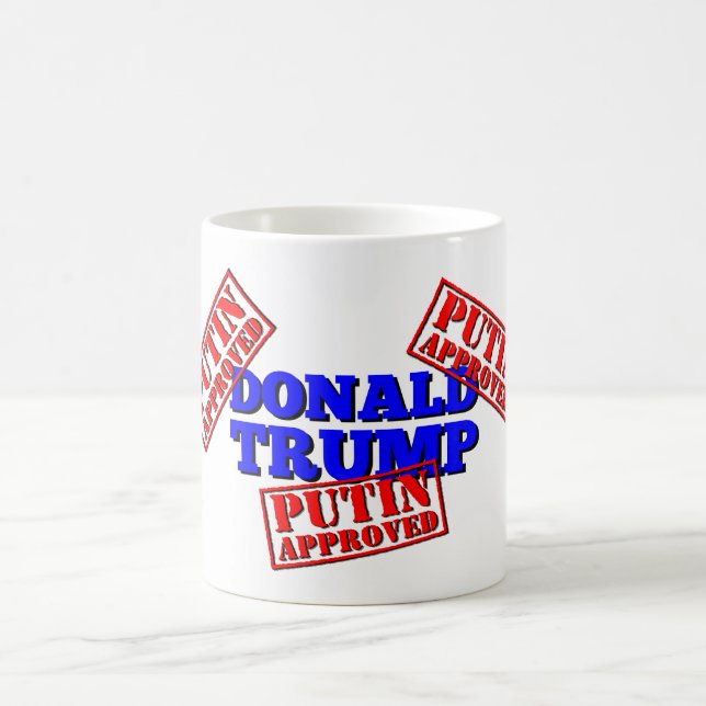 Mugg för Putin godkänd trumfkaffe (Center)