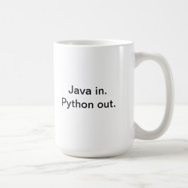 Mugg för pytonormprogrammerarekaffe