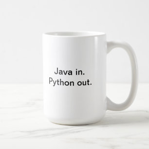 Mugg för pytonormprogrammerarekaffe