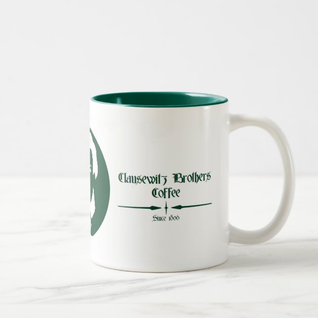 Mugg för Quotation för Clausewitz broderkaffe (Höger)