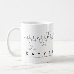 Mugg för Rayyan peptidenamn