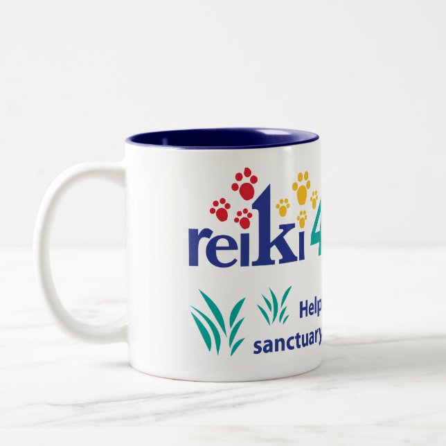 Mugg för Reiki 4 pälsungar (Vänster)