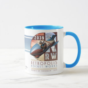 Mugg för Retropolis raketarbeten