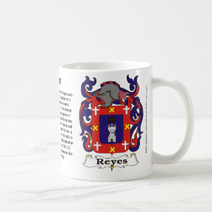 Mugg för Reyes familjvapensköld