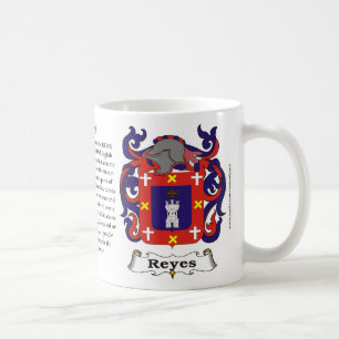 Mugg för Reyes familjvapensköld