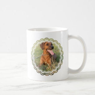 Mugg för Rhodesian Ridgeback räddingkaffe