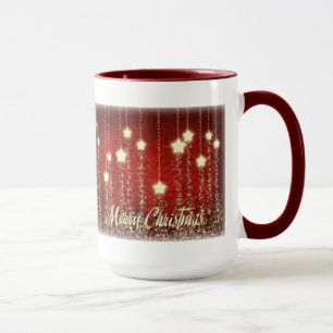 Mugg för Ringer för julstjärnagod jul 15 uns