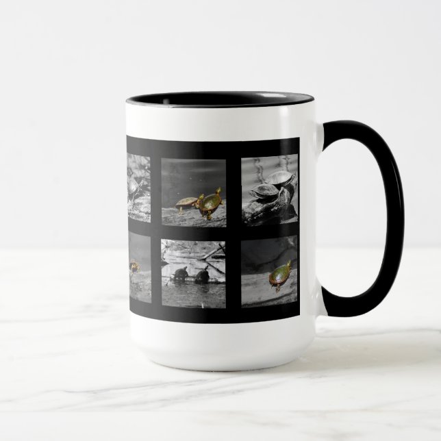 Mugg för Ringer för sköldpaddadamm 15oz (Höger)