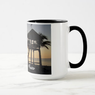 Mugg för Riviera MayaCancun Mexico karibisk hav