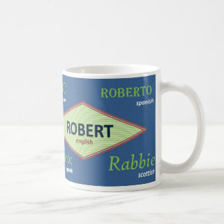 Mugg för Robert internationellnamn