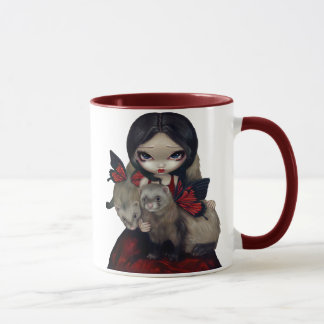 Mugg "för röda fjärilsvesslor"