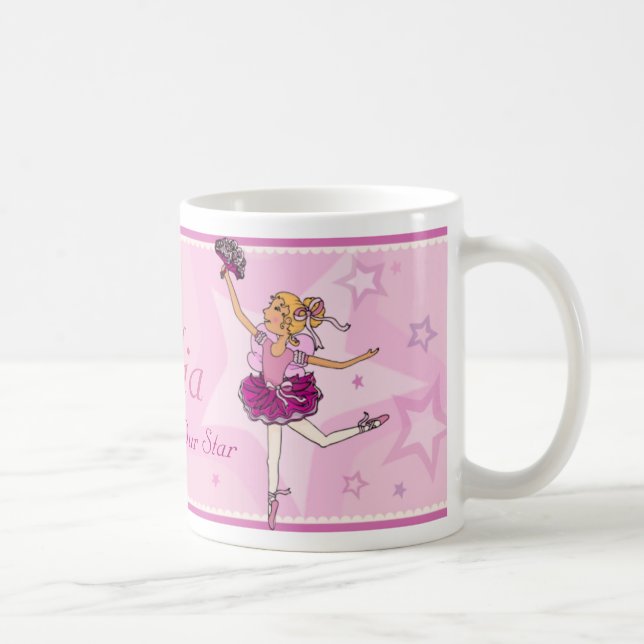 Mugg för rosor för Ballerinadotterstjärna & (Höger)