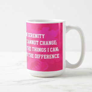 Mugg för rosor för Serenitybön rosa