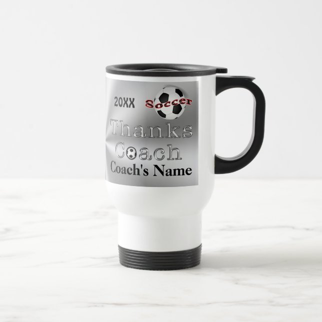 Mugg för rostfritt stål för tack för (Höger)