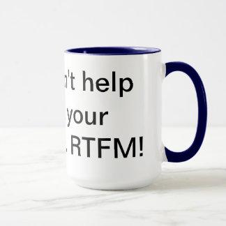Mugg för RTFM 15oz
