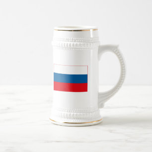 Mugg för Ryssland flagga (tända)