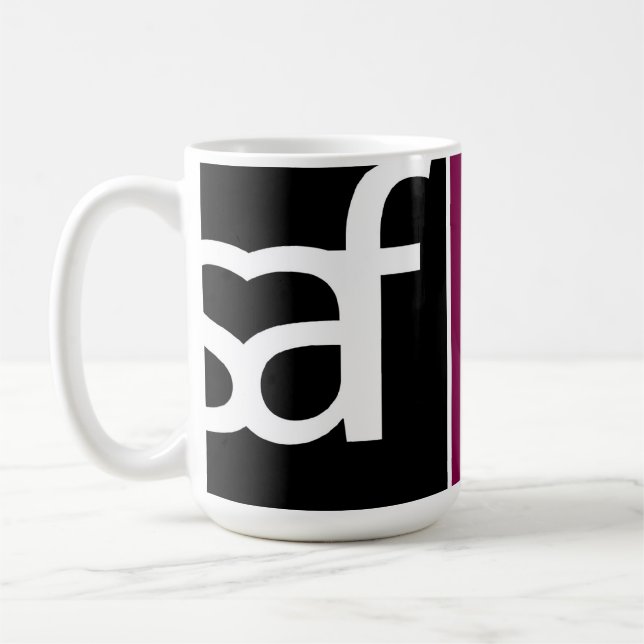 Mugg för SAF-logotypkaffe (Vänster)