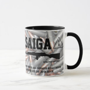 Mugg för Saiga gevärkaffe