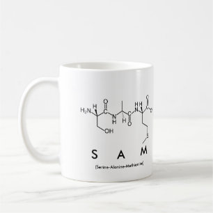 Mugg för Sam peptidenamn