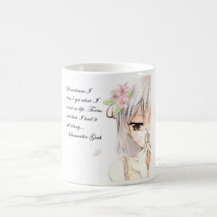 Mugg för Samantha Goth Animecitationstecken