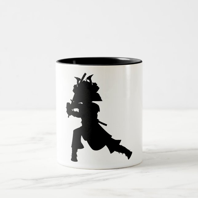 Mugg för SamuraikrigareSilhouette (Center)