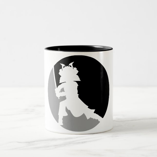 Mugg för SamuraikrigareSilhouette (Center)