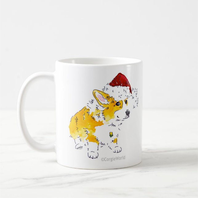 Mugg för Santa hattCorgi (Vänster)