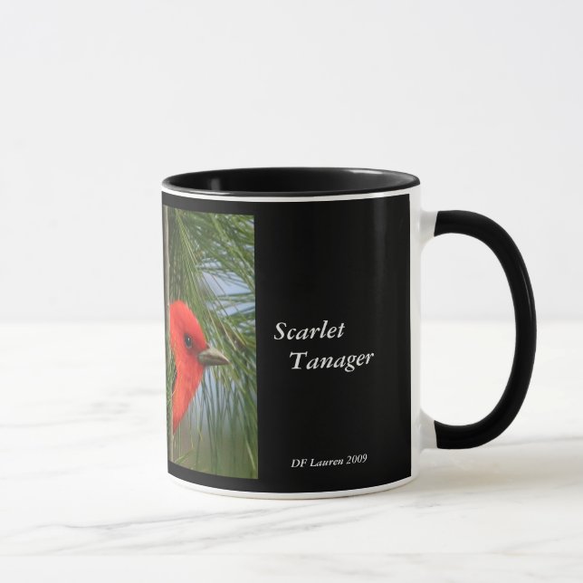 Mugg för scharlakansröd Tanager (Höger)