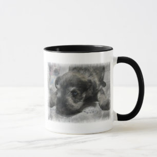 Mugg för Schnauzervalpkaffe