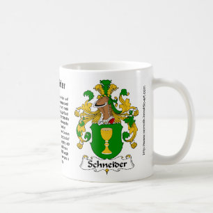 Mugg för Schneider familjvapensköld