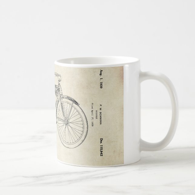 Mugg för Schwinn cykelpatent (Höger)