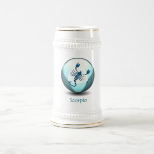 Mugg för Scorpiosymbolöl
