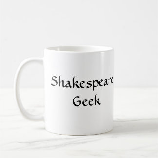 Mugg för Shakespeare Geekkaffe