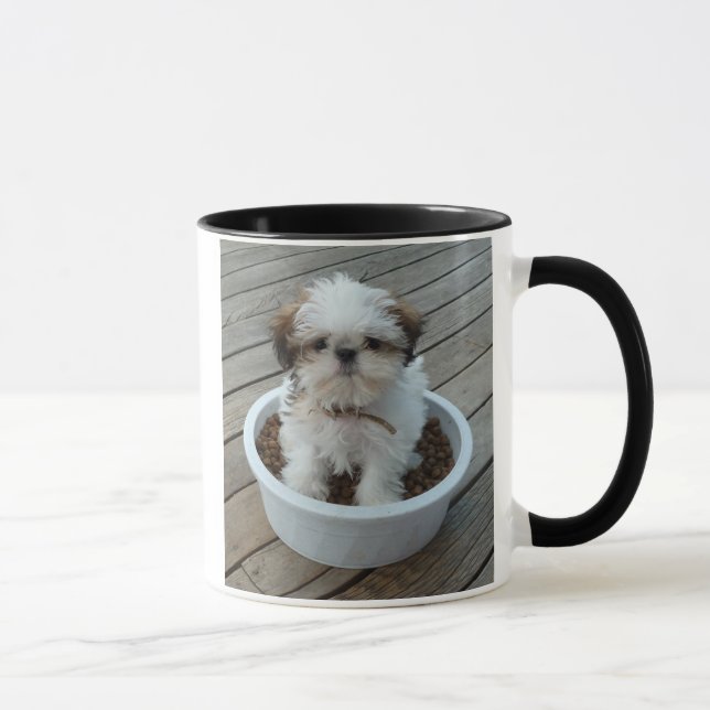 Mugg för Shih Tzu valpfoto (Höger)